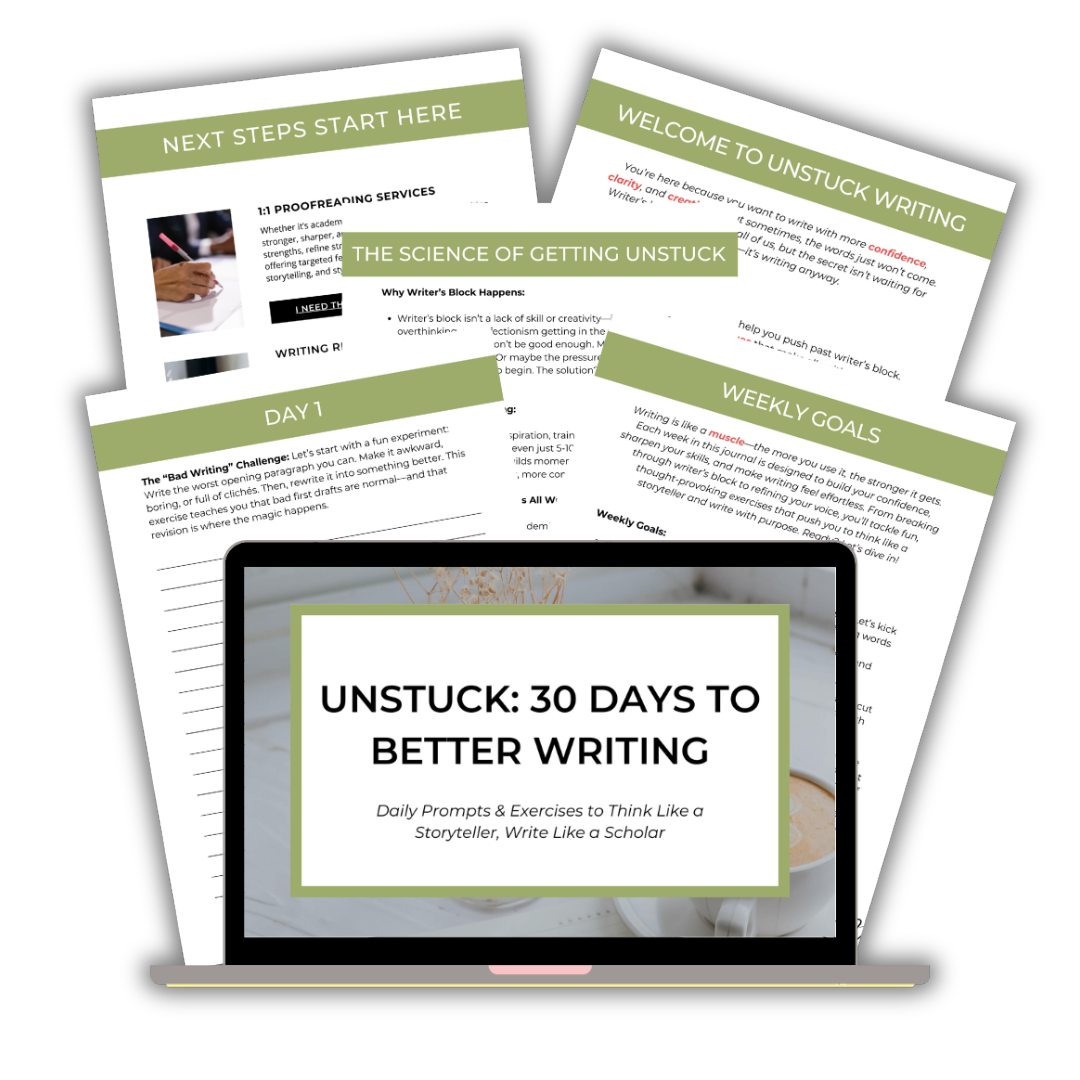 Unstuck: 30 Days to Better Writing